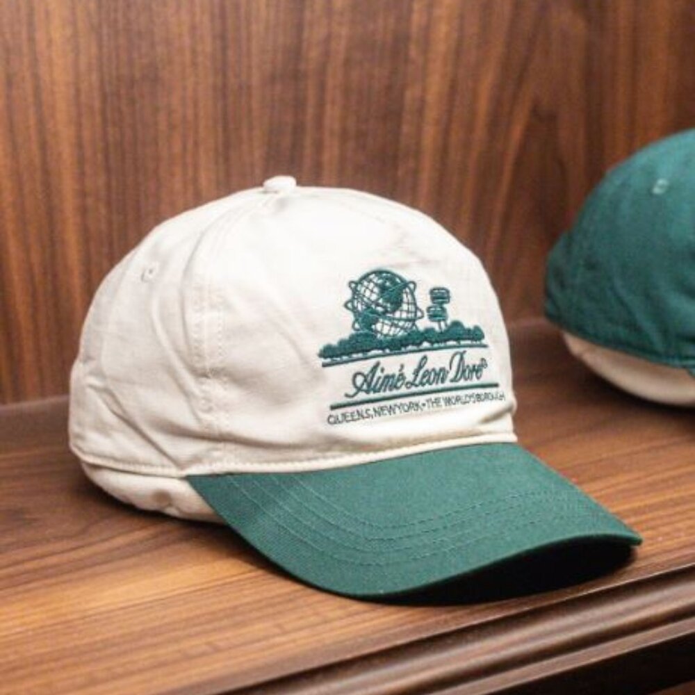 Aim Leon Dore Unisphere Hat Cap Cream NWT